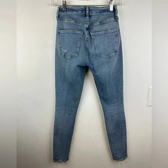 AGOLDE Sophie High Rise Distressed Skinny Jeans Sz 24 - Picture 2 of 16